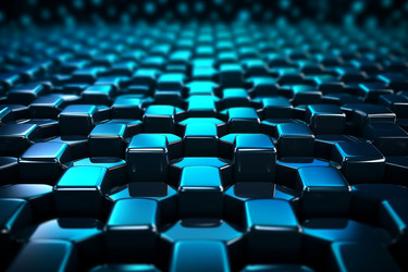 Фон цепочки блоков. Генерировать искусственный интеллект - yliv