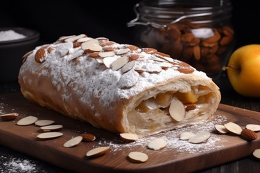 Вкусный яблочный штрудель. Генерировать искусственный интеллект - yliv