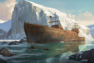 Корабль-айсберг. Генерировать искусственный интеллект - yliv