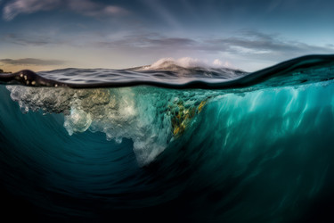 Вид на карибское море. генерировать искусственный интеллект - yliv