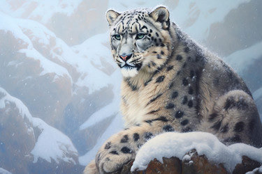 Снежный барс. создать ии - yliv