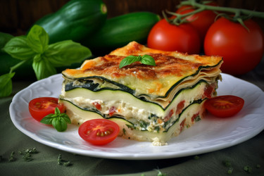 Слоеный овощной пирог. Вкусный веганский. Генерировать искусственный интеллект - yliv