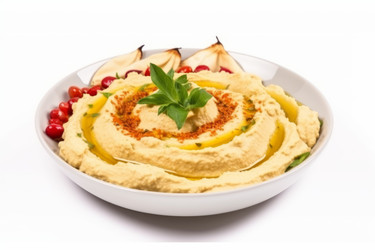Вкусная миска с хумусом. Рецепт приготовления блюда. Генерировать искусственный интеллект - yliv