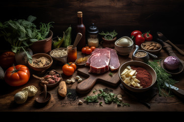 Сырое мясо, овощи, пищевые травы. Создать ИИ - yliv