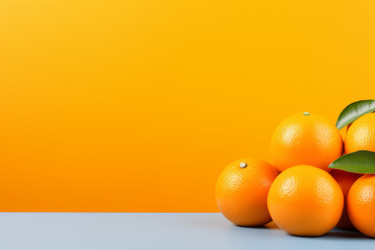 Баннер с оранжевыми фруктами. Кулинарное искусство. Генерировать искусственный интеллект - yliv