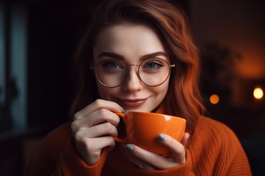 Женская кофейная чашка. Генерировать искусственный интеллект - yliv