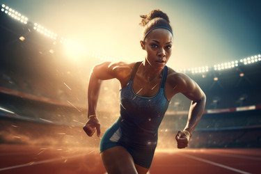 Спортсменка. Генерировать искусственный интеллект - yliv