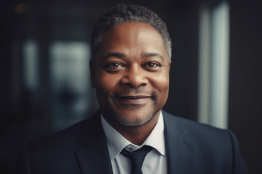 Бизнесмен, корпоративный менеджер. Использование компьютера. Генерировать искусственный интеллект - yliv