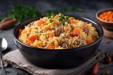 Миска для мяса для плова. Генерировать искусственный интеллект - yliv
