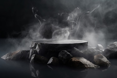 Каменный подиум задымился. Генерировать искусственный интеллект - yliv