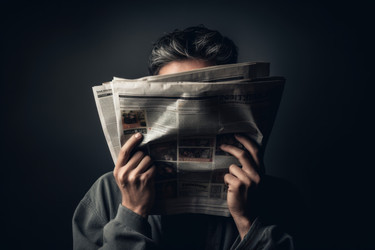 Газета человеком. СМИ пустую страницу. Генерировать искусственный интеллект - yliv