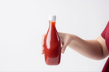 Вкусная бутылка кетчупа. Органическая форма. Генерировать искусственный интеллект - yliv