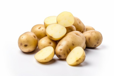 Свежий картофель. Группа сырых органических продуктов. Генерировать искусственный интеллект - yliv