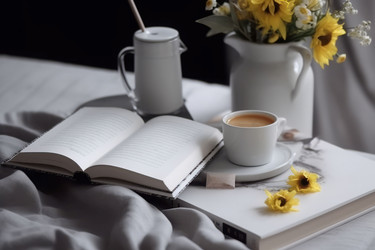 Уютная книжная свеча. Генерировать искусственный интеллект - yliv