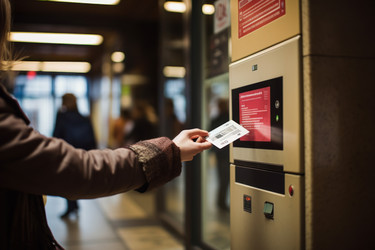 Железнодорожная услуга Ticket touch pay. Классовая система. Генерировать искусственный интеллект - yliv