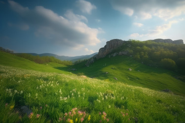 Зеленая гора. Генерировать искусственный интеллект - yliv