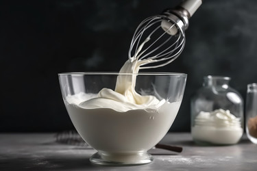 Взбейте сливки миксером. Генерировать искусственный интеллект - yliv