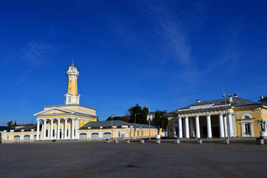 Пожарная каланча и бывшая гауптвахта в центре Костромы - Mishell