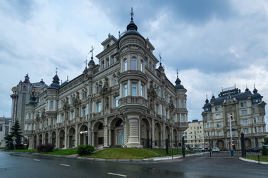Вид на дома в историческом центре казани - gumbao