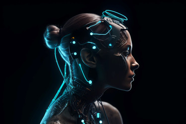 Персонаж-киборг. Генерировать искусственный интеллект - yliv