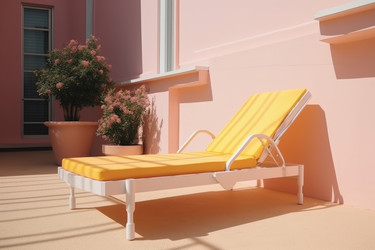 Бассейн с шезлонгами. Отель sun resort. Генерировать искусственный интеллект - yliv