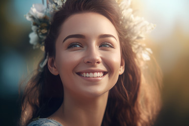 Счастливая женщина. Генерировать искусственный интеллект - yliv