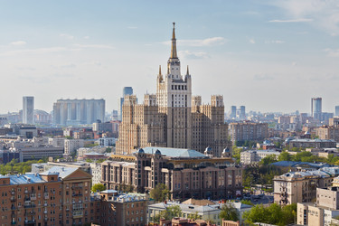 Вид на жилой дом на Кудринской площади в Москве - paha_l