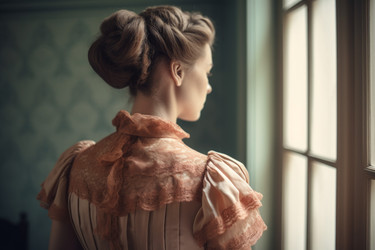 Викторианская женщина одевается по-женски. Генерировать искусственный интеллект - yliv