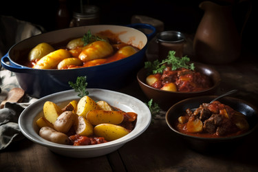 Картофельно-мясные блюда по-деревенски. Генерировать искусственный интеллект - yliv
