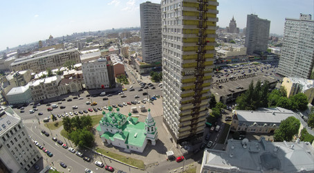 россия, москва - 6 июня 2014 года: церковь святого симеона столпника - paha_l