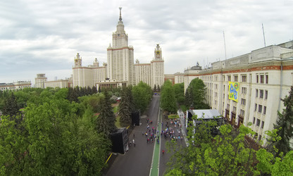 россия, москва - 17 мая 2014 года: главное здание московского государственного - paha_l