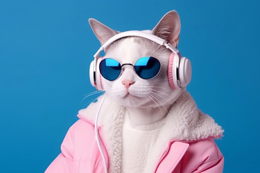 Кошачьи солнцезащитные очки. Кошка питомец мило. Генерировать искусственный интеллект - yliv