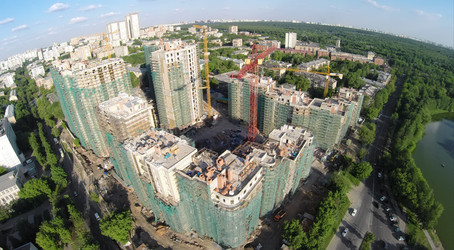 россия, москва - 23 мая 2014 года: панорама города с - paha_l