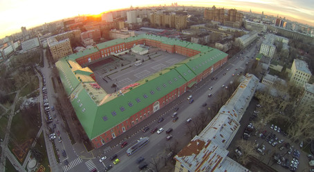 казармы военного городка лефортово на закате - paha_l