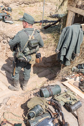нелидово, россия - 12 июля 2014: поле битвы 2014: нацисты - paha_l