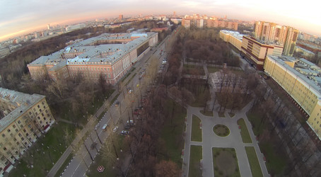 городской пейзаж с екатерининским дворцом и парком - paha_l
