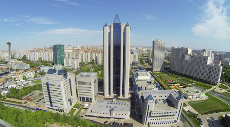россия, москва - 16 мая 2014 года: деловой комплекс с высокими - paha_l