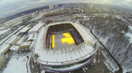 москва, россия - 28 ноября 2013 года: стадион "локомотив" с - paha_l