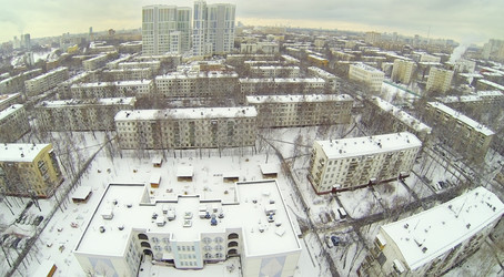 жилой район богородское зимой в москве, россия - paha_l