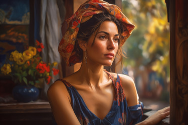 Кубинская женщина. Генерировать искусственный интеллект - yliv
