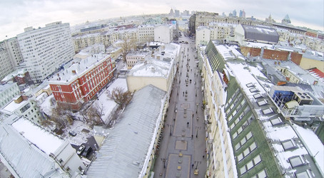 москва, россия - 1 декабря 2013 года: камергерский переулок. с 1998 года, - paha_l