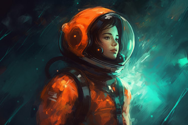Женщина-астронавт. космическая космическая женщина. генерировать искусственный интеллект - yliv