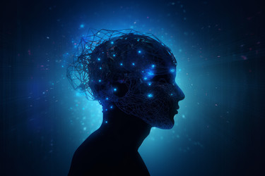 Нервная система головы человека. Генерировать искусственный интеллект - yliv