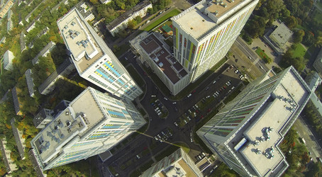москва - 30 сентября: (вид с беспилотного квадрокоптера) - paha_l