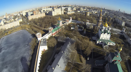 москва, россия - 23 марта 2014 г.: вид местности с высоты птичьего полета - paha_l