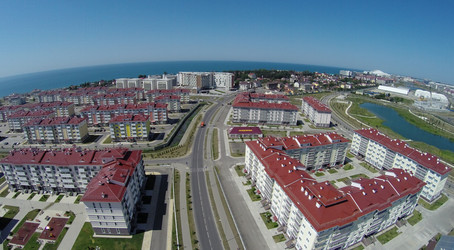 сочи, россия - 1 августа 2014 года: курортные дома отеля - paha_l