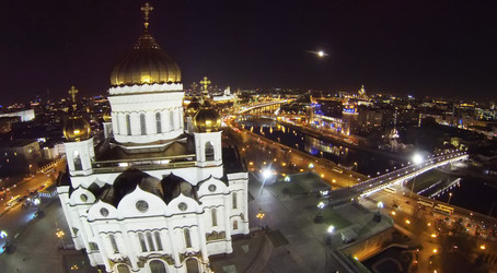 храм христа спасителя и московский государственный театр эстрады - paha_l