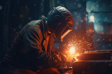 Работа промышленного сварщика. генерировать искусственный интеллект - yliv