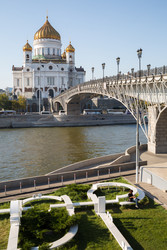 РОССИЯ, МОСКВА - 21 сентября 2014 года: Пейзаж Кафедрального собора - paha_l