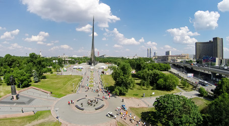 россия, москва - 24 мая 2014 года: панорама мегаполиса с - paha_l